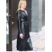 NYC Sarah Pidgeon Black Leather Coat NYC Sarah Pidgeon Black Leather Coat